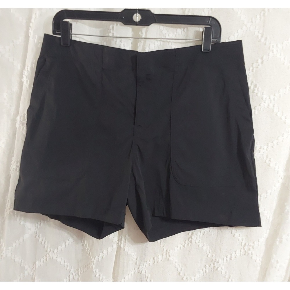 Eddie Bauer Womens Black Hiking Utility Shorts Size 14 Activewear Travel